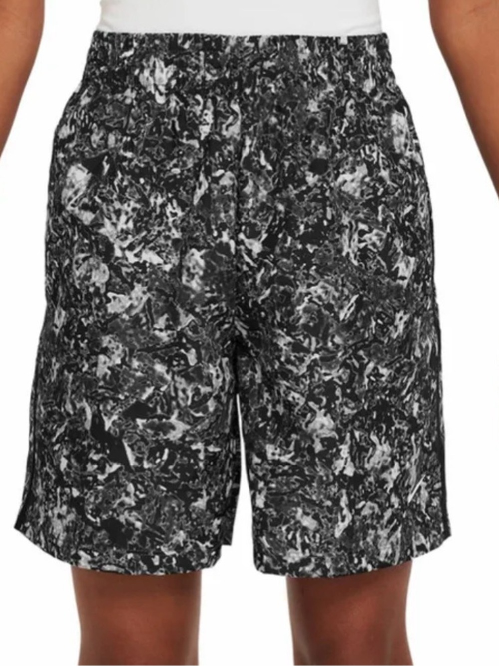 Nike Blue and White Marble Dri-FIT Shorts